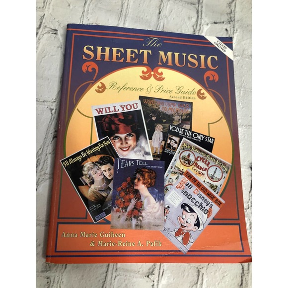 Table Book Sheet Music Reference & Price Guide Second Edition Guiheen Pafik 1998 - Picture 1 of 13